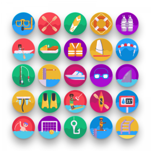 Water Sports Icons