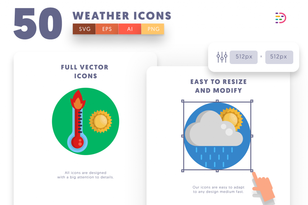 50 Weather Icons - Dighital Icons | Premium Icon Sets For All Your Designs!