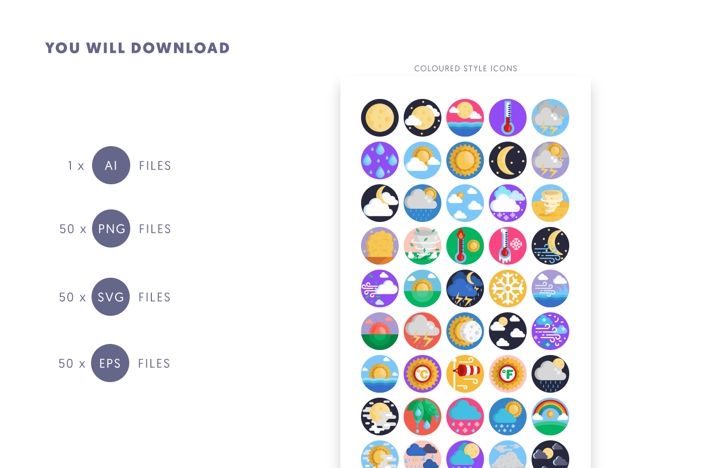 Compatible Weather Icons pack