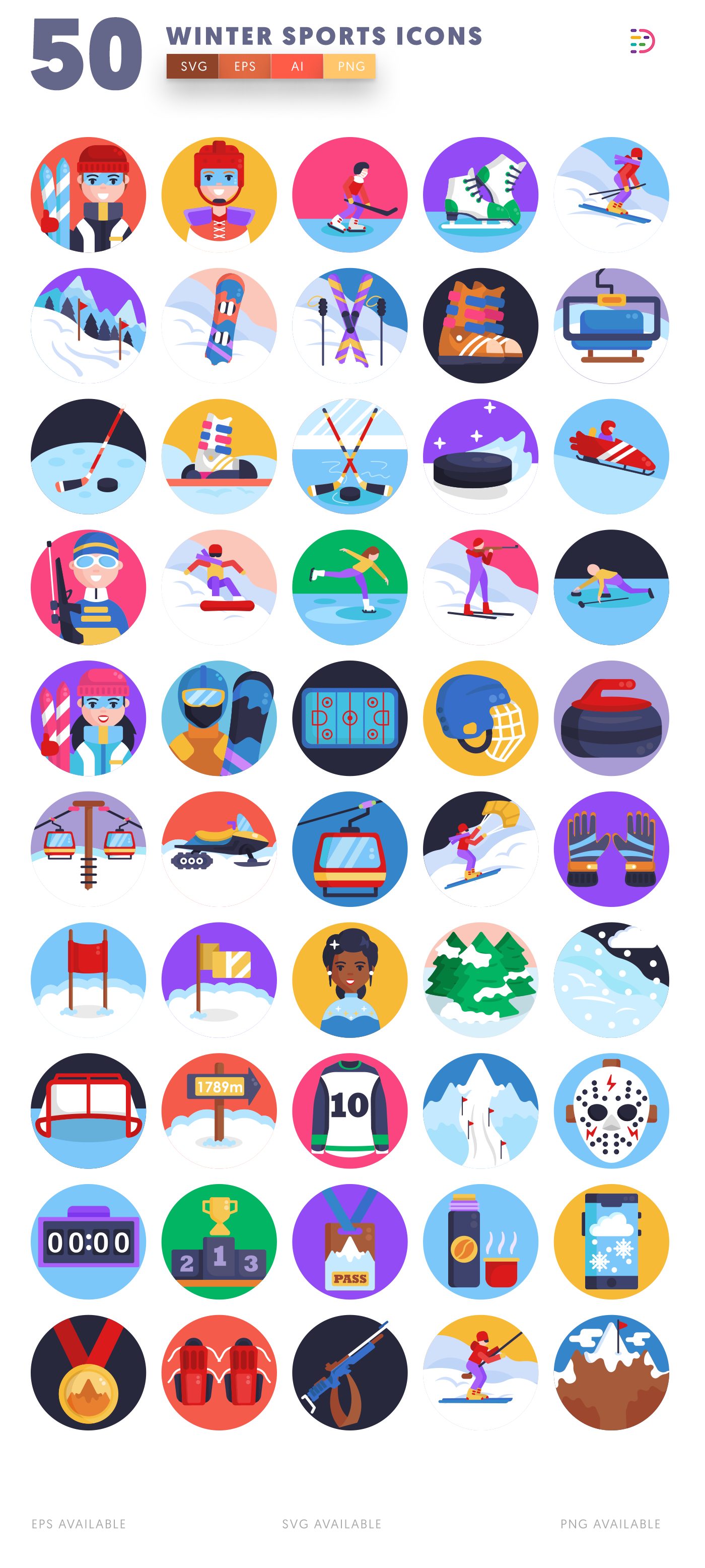 Winter Sports icon pack