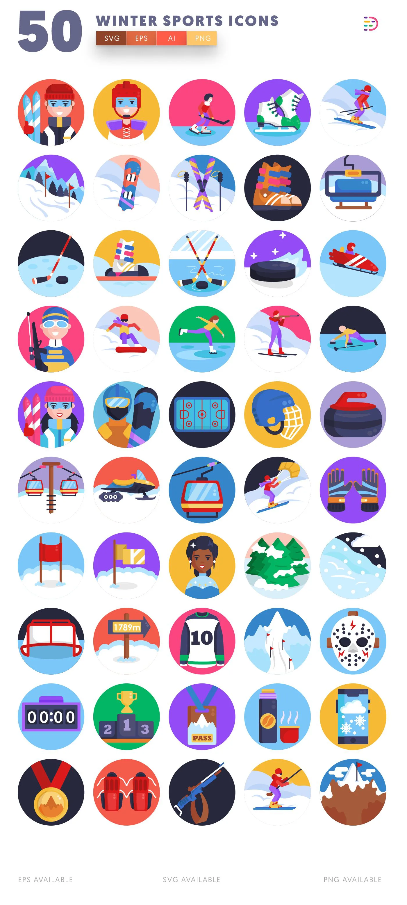 Winter Sports icon pack
