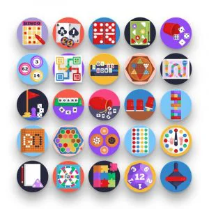 Board Games Icons Cover