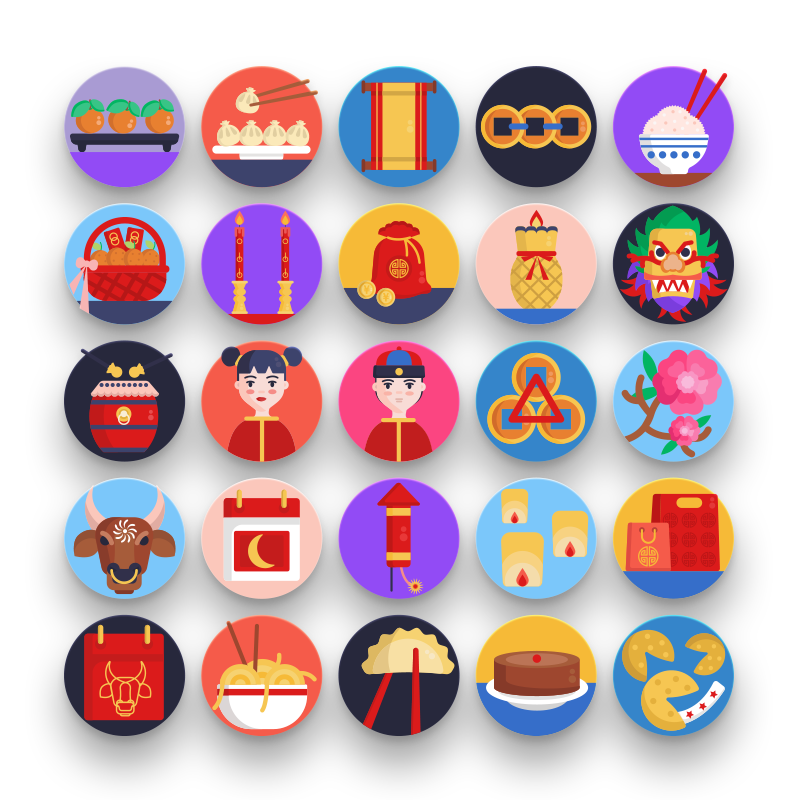 Chinese New Year Icons