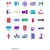 Computer Hardware Color Icons Cover