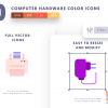 Computer Hardware Color Icons Cover