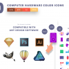 Computer Hardware Color Icons Cover