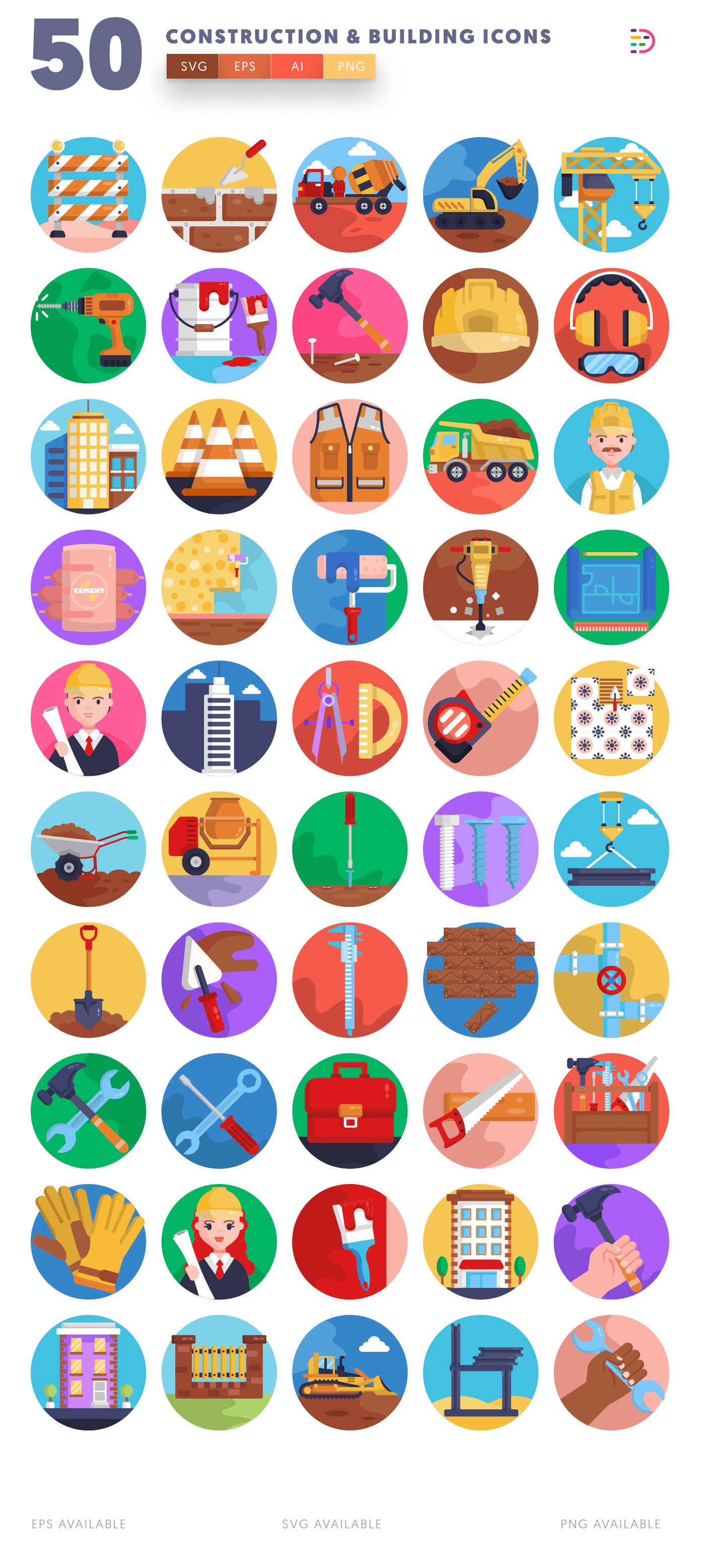Construction and Building icon pack