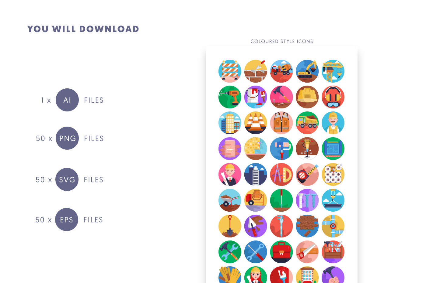 Compatible Construction and Building Icons pack