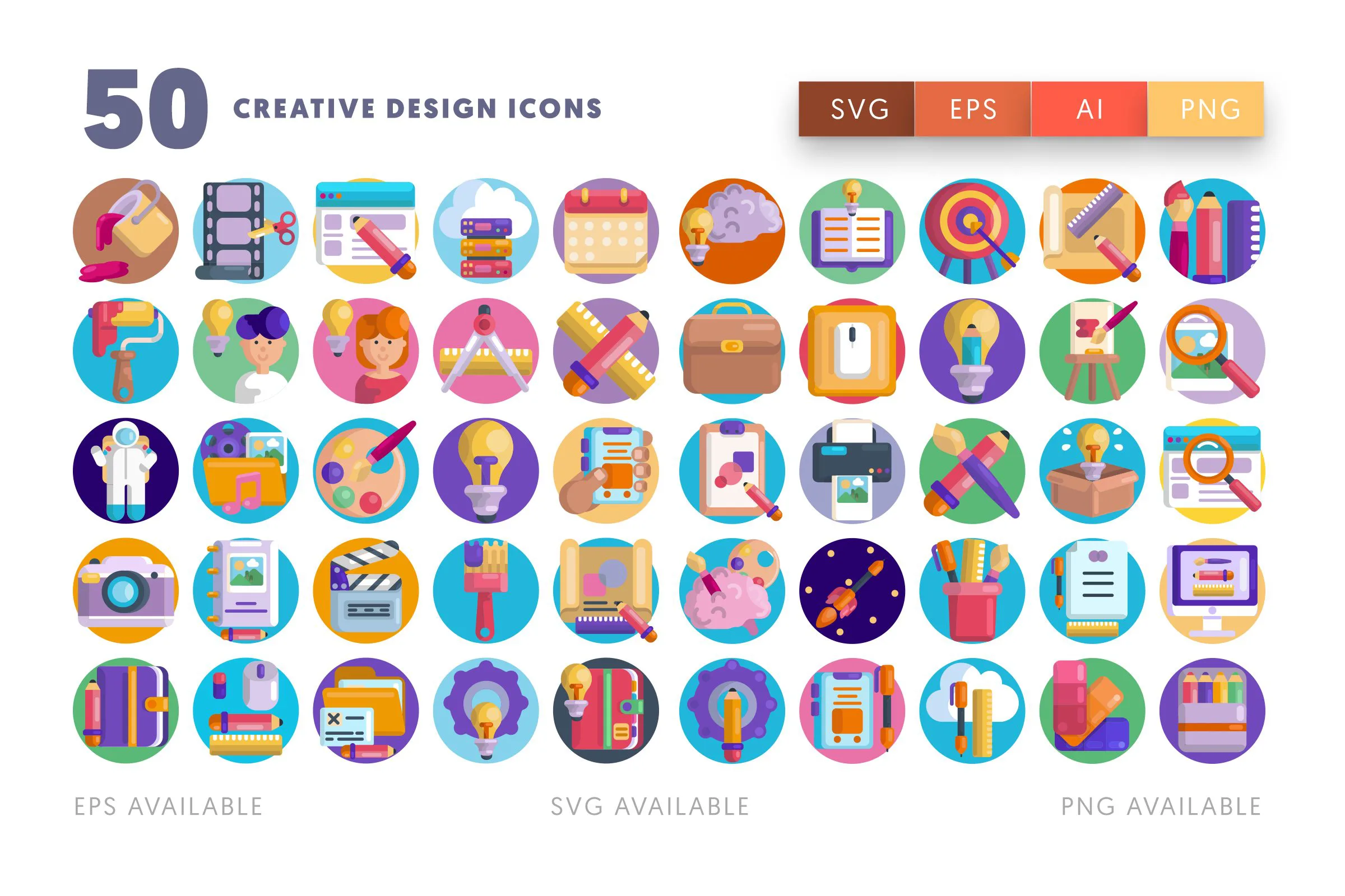 Creative Design icons png/svg/eps
