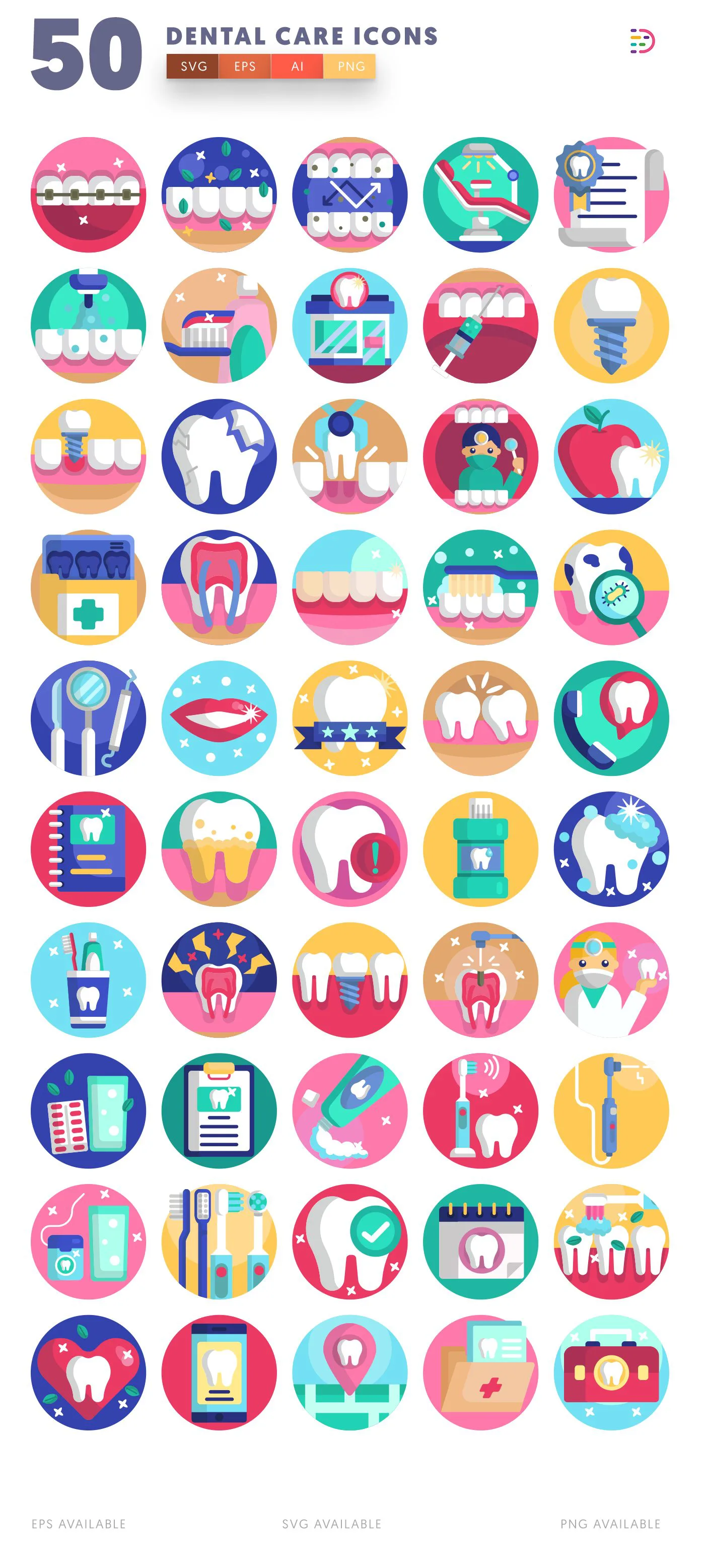 Dental Care icon pack
