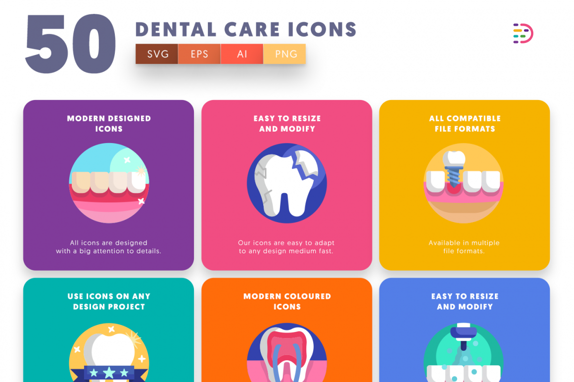 50 Dental Care Icons - Dighital Icons | Premium Icon Sets For All Your ...