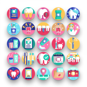 Dental Care Icons Cover
