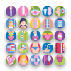 Feminine Hygiene Icons Cover