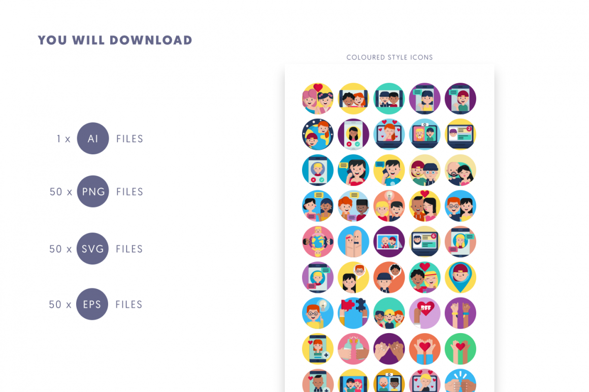 50 Friendship Icons - Dighital Icons | Premium Icon Sets For All Your ...