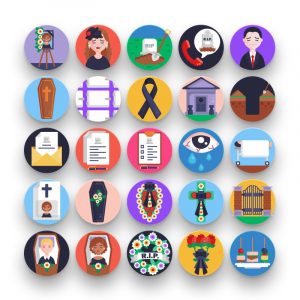 Funeral Services Icons Cover