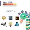 Golf Icons Cover