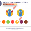 Monsters Avatars Icons Cover