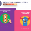 Monsters Avatars Icons Cover