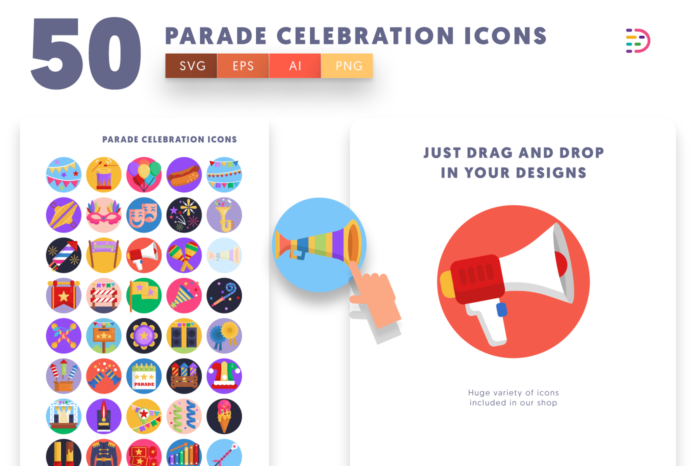 Drag and drop vector icon 