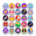 Parade Celebrations Icons