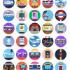 Public Transport Icons Cover