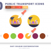 Public Transport Icons Cover