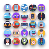 Public Transport Icons Cover