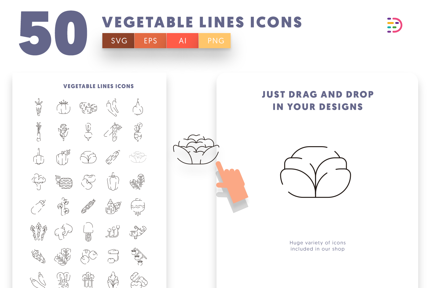Drag and drop vector icon 
