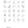 Vegetable Lines Icons Cover