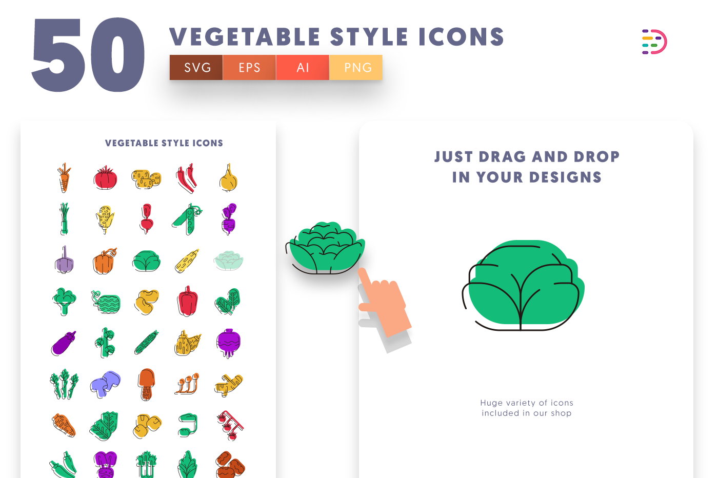Drag and drop vector icon 