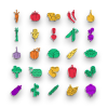 Vegetable Style Icons