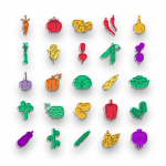 Vegetable Style Icons