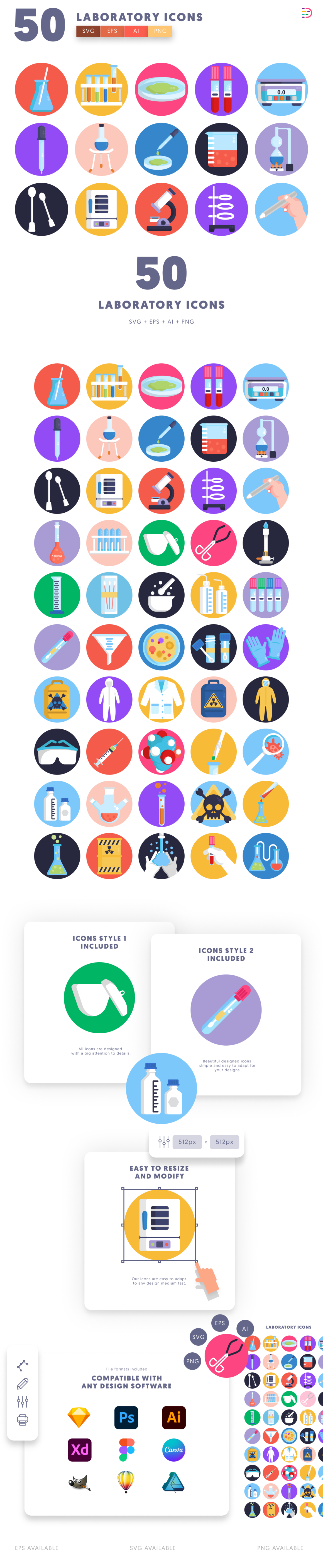 50 Laboratory Icons - Dighital Icons | Premium Icon Sets For All Your ...