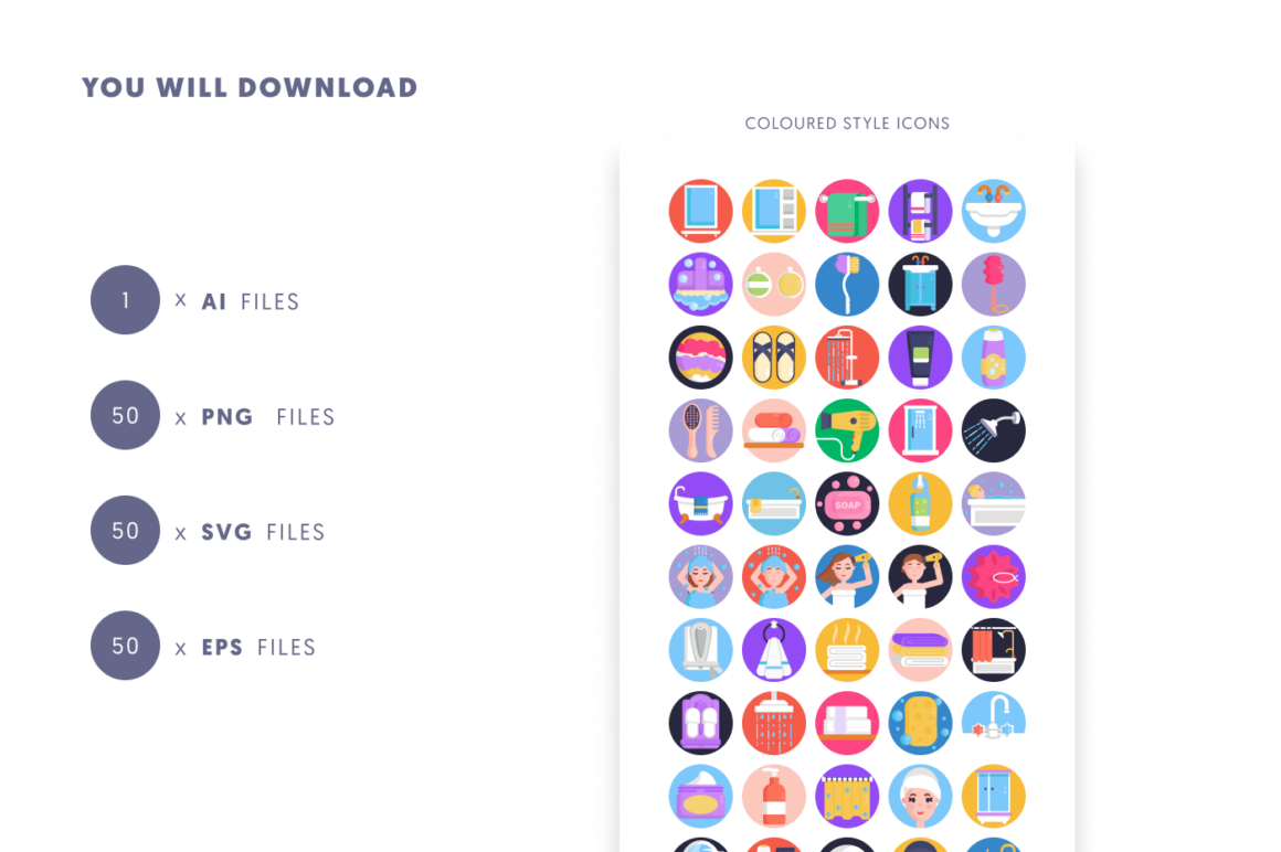 50 Shower & Bath Icons - Dighital Icons | Premium Icon Sets For All ...