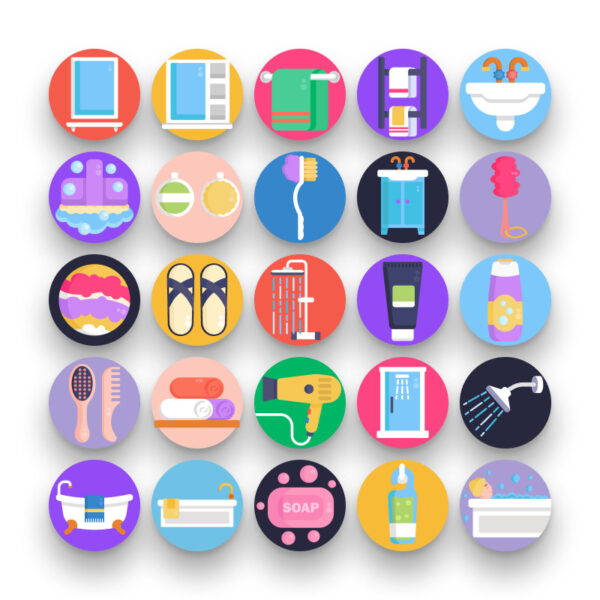 50 Shower & Bath Icons - Dighital Icons | Premium Icon Sets For All ...