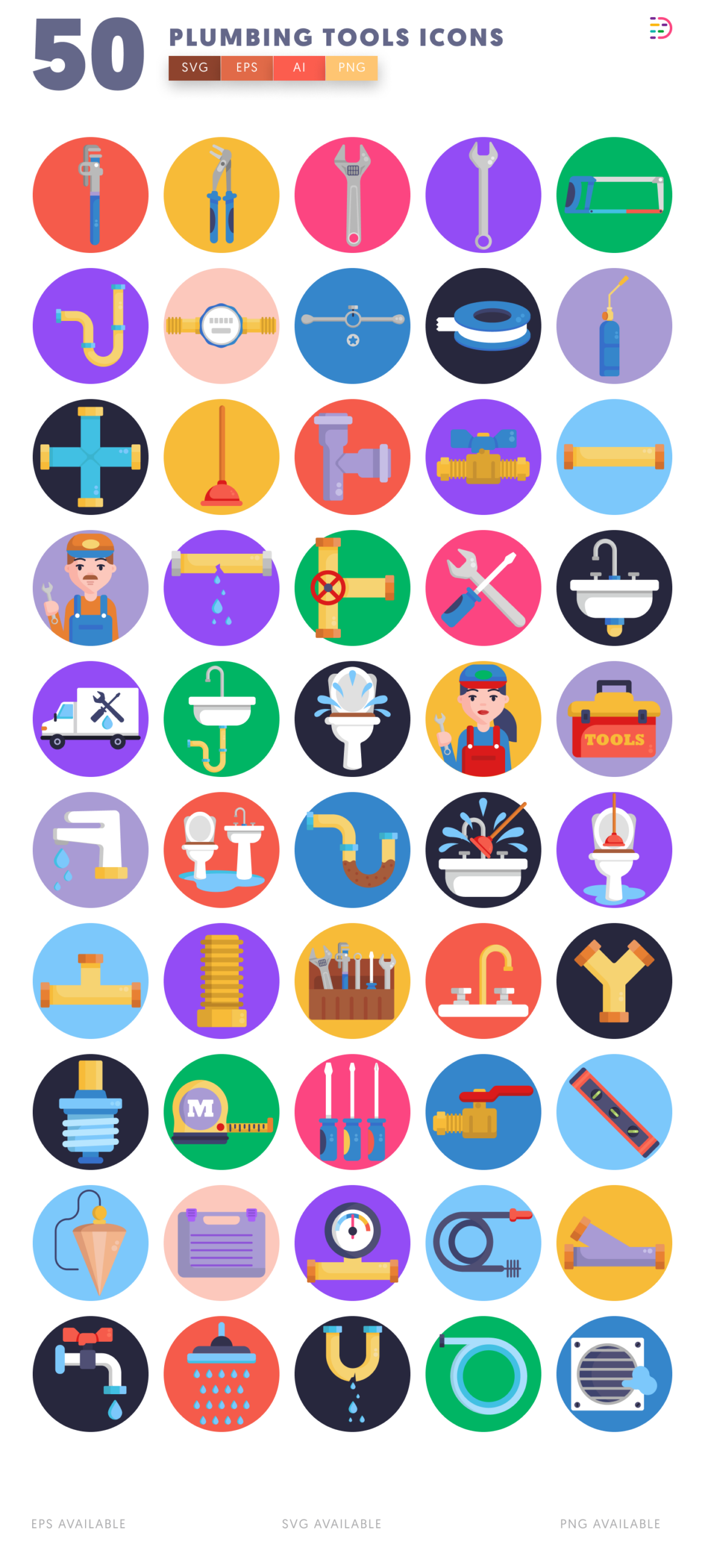 50 Plumbing Tools Icons - Dighital Icons | Premium Icon Sets For All ...