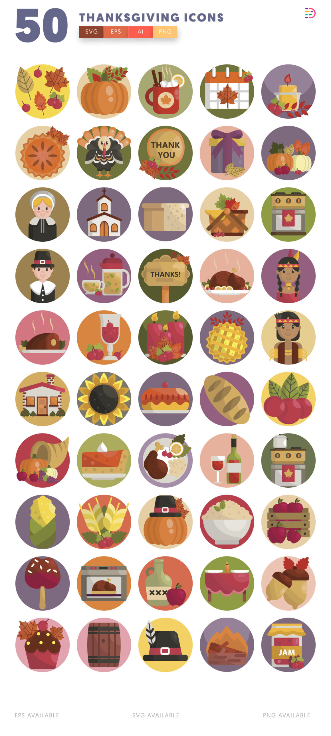 50 Thanksgiving Icons - Dighital Icons | Premium Icon Sets For All Your ...