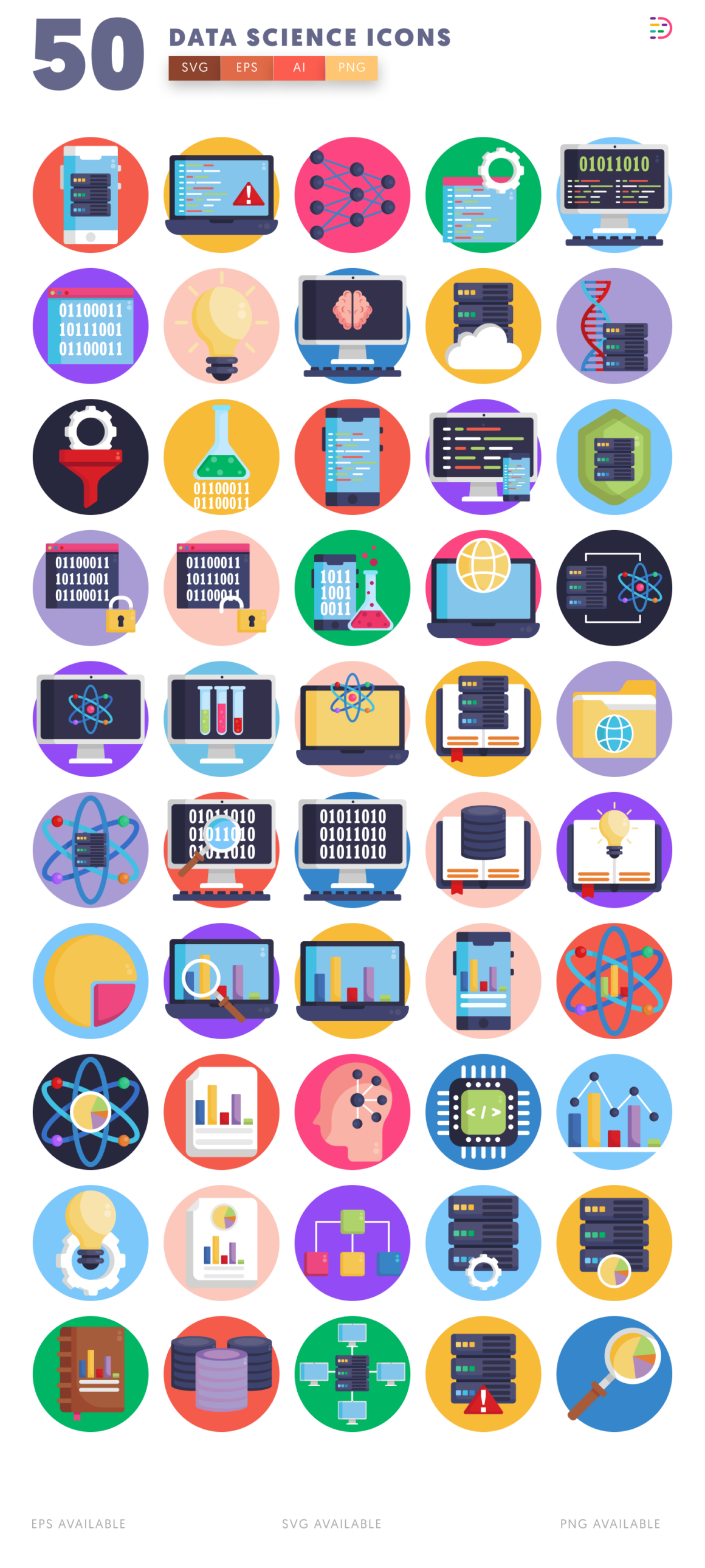 50 Data Science Icons - Dighital Icons | Premium Icon Sets For All Your ...