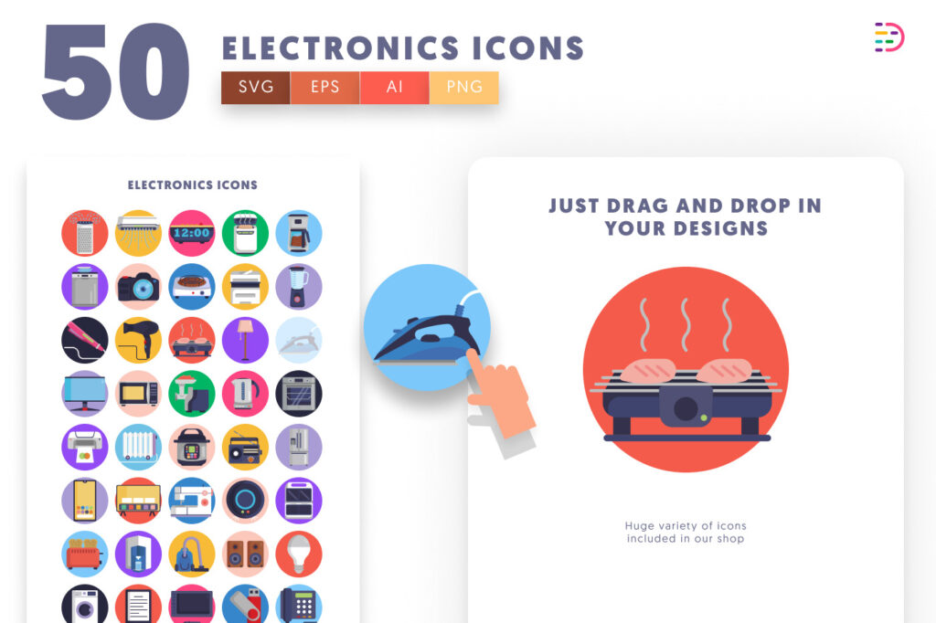 50 Electronics Icons - Dighital Icons | Premium Icon Sets For All Your ...