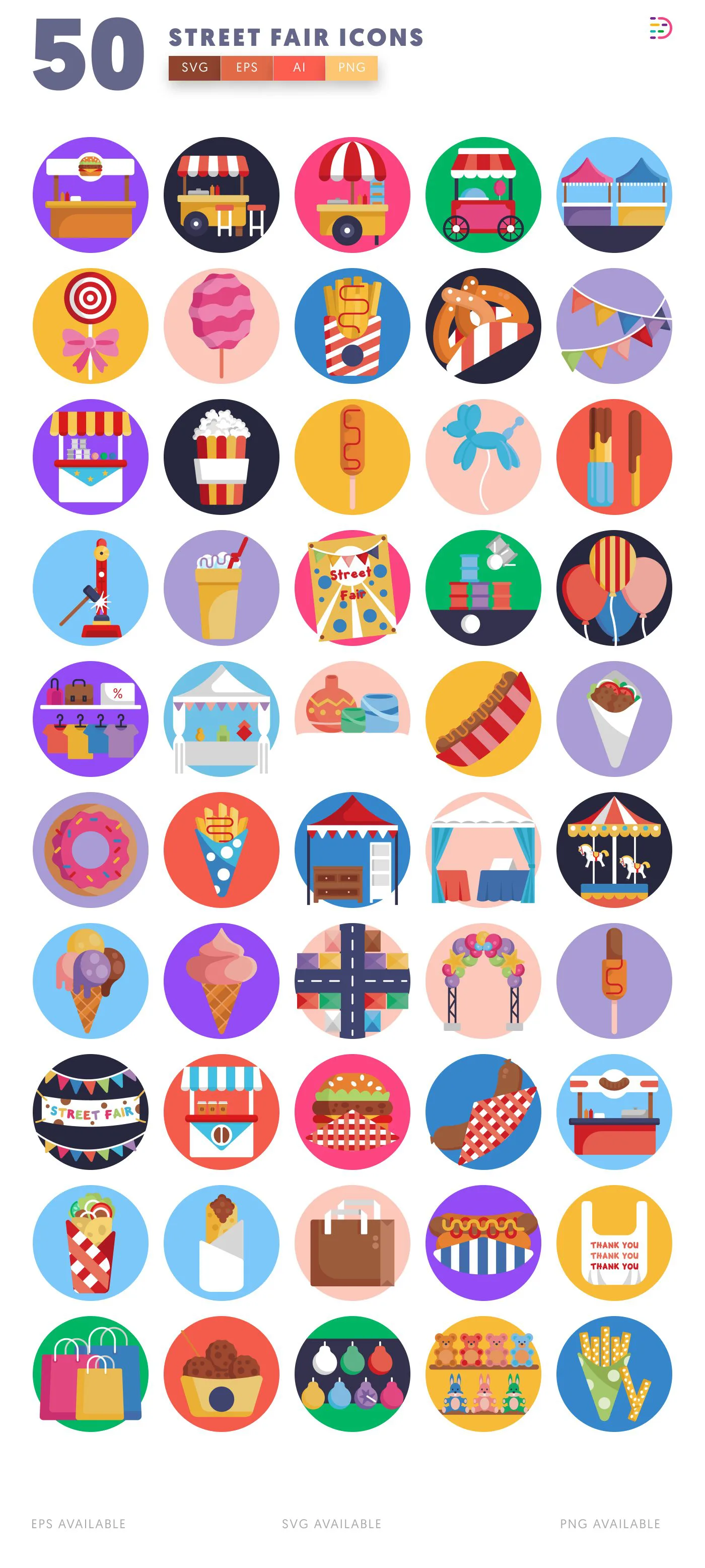50-Street Fair-Icons