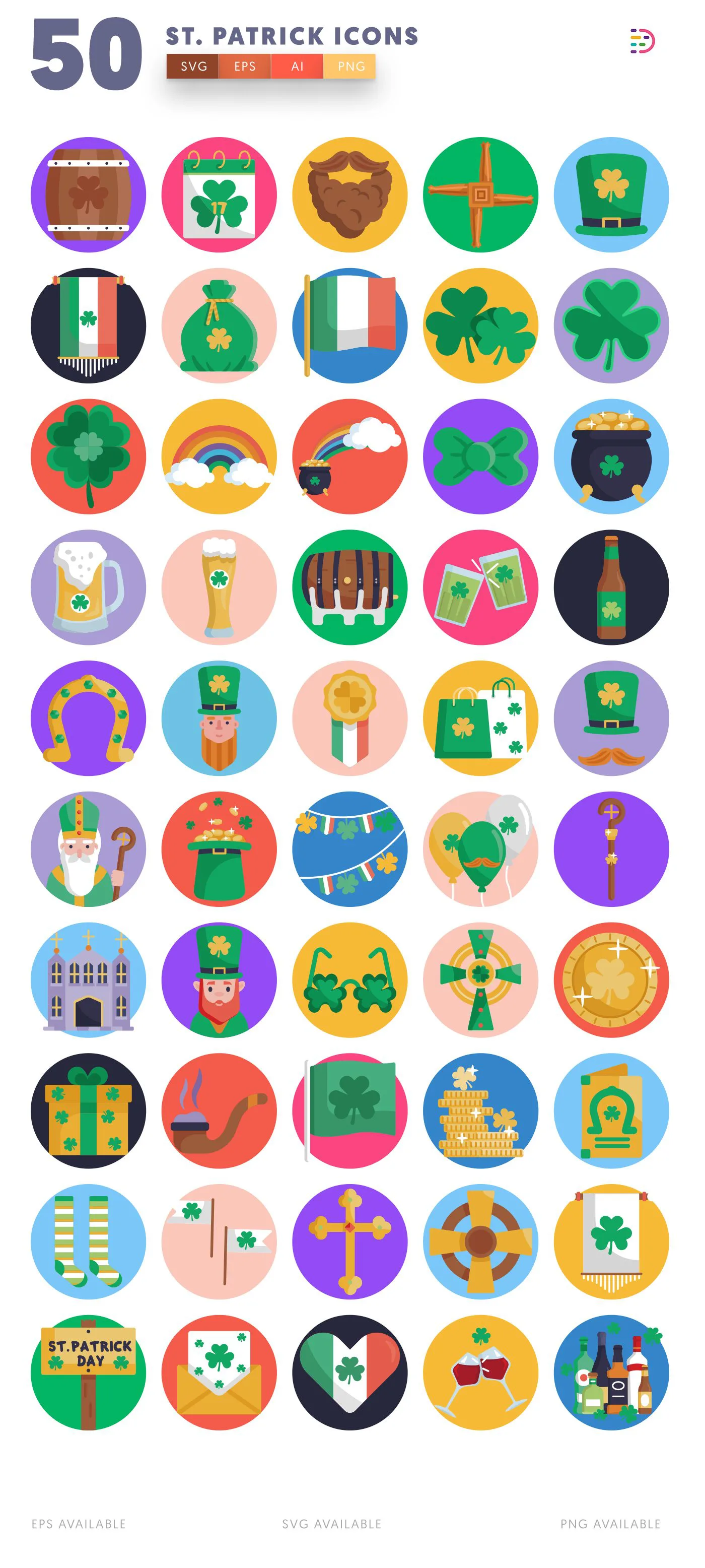 50-St Patrick-Icons