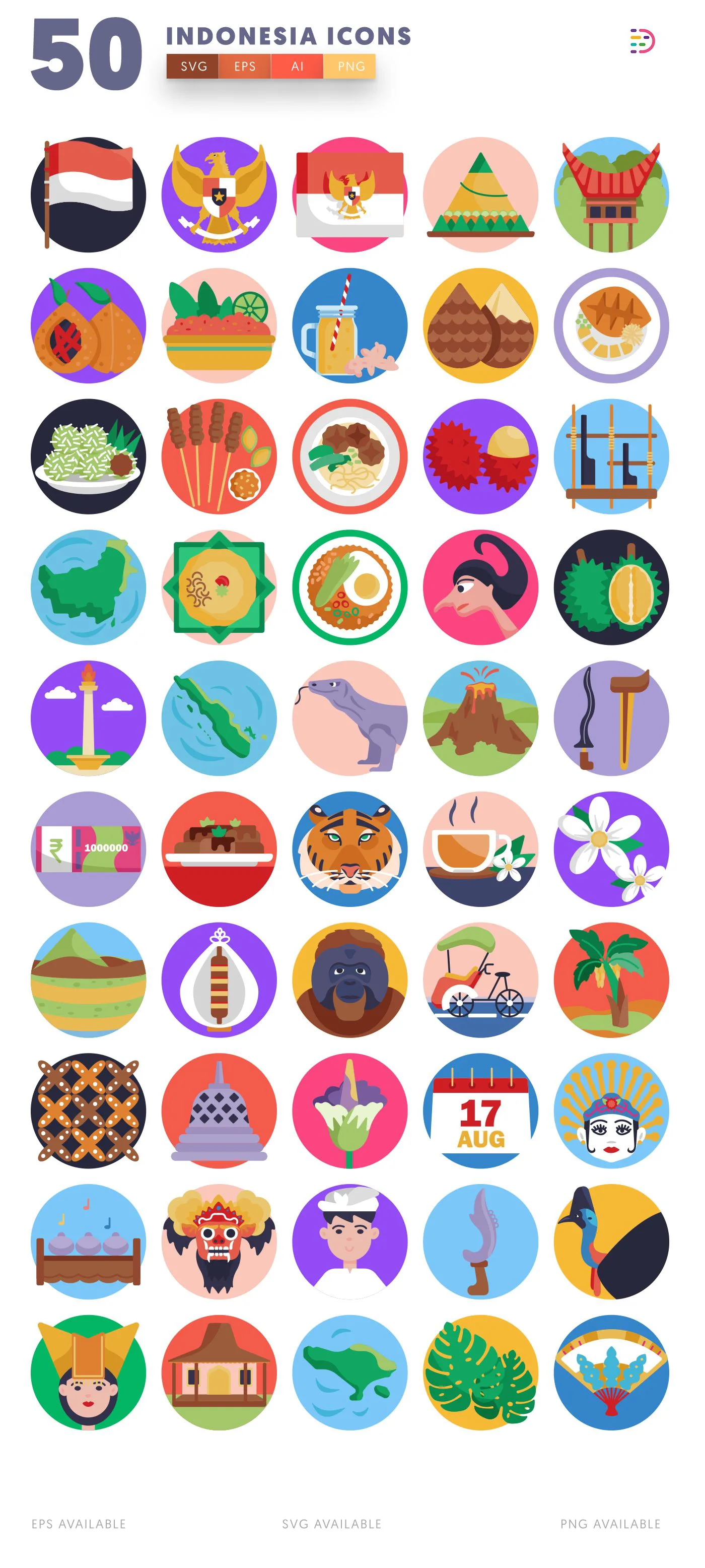 Indonesia Icons