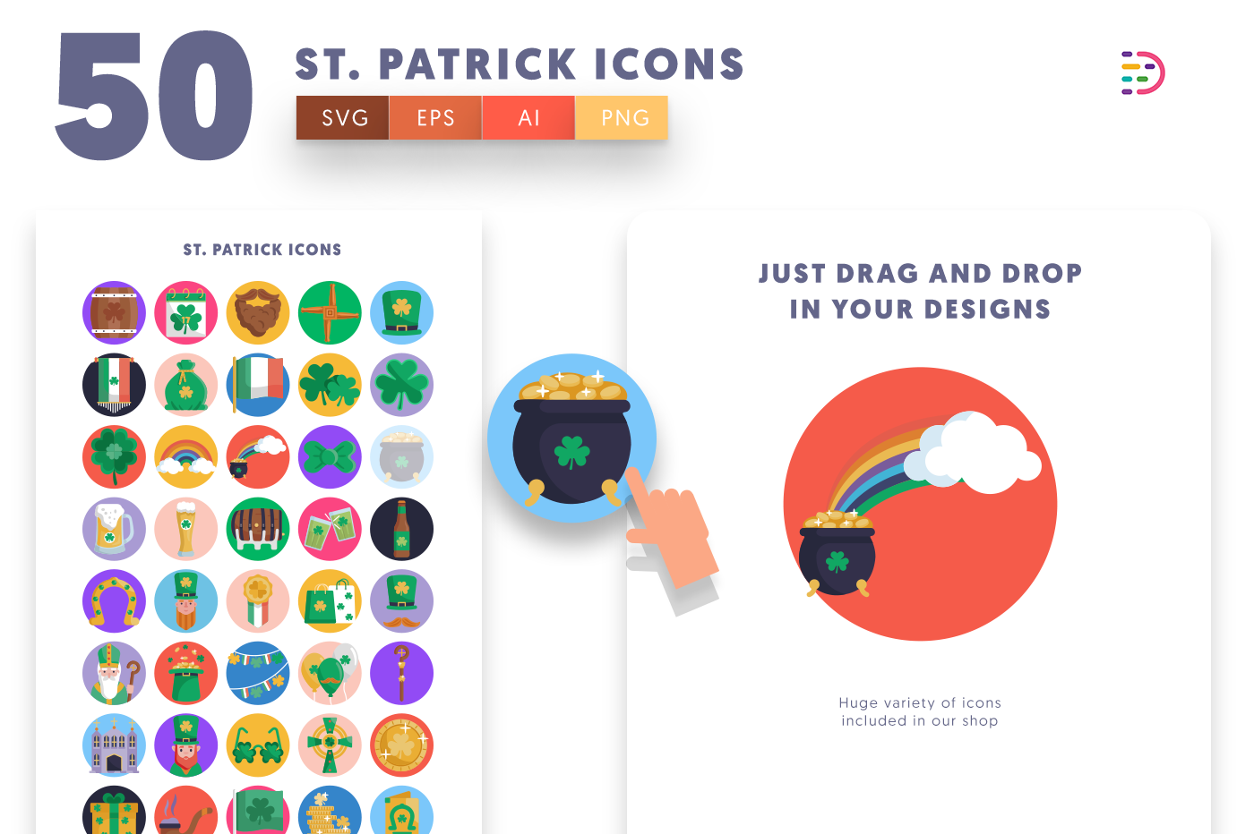 50-St Patrick-Icons