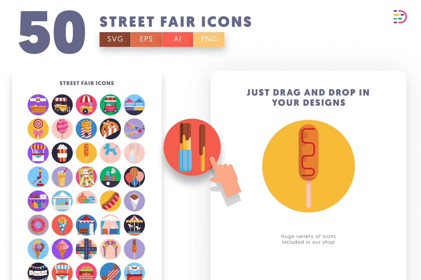50-Street Fair-Icons