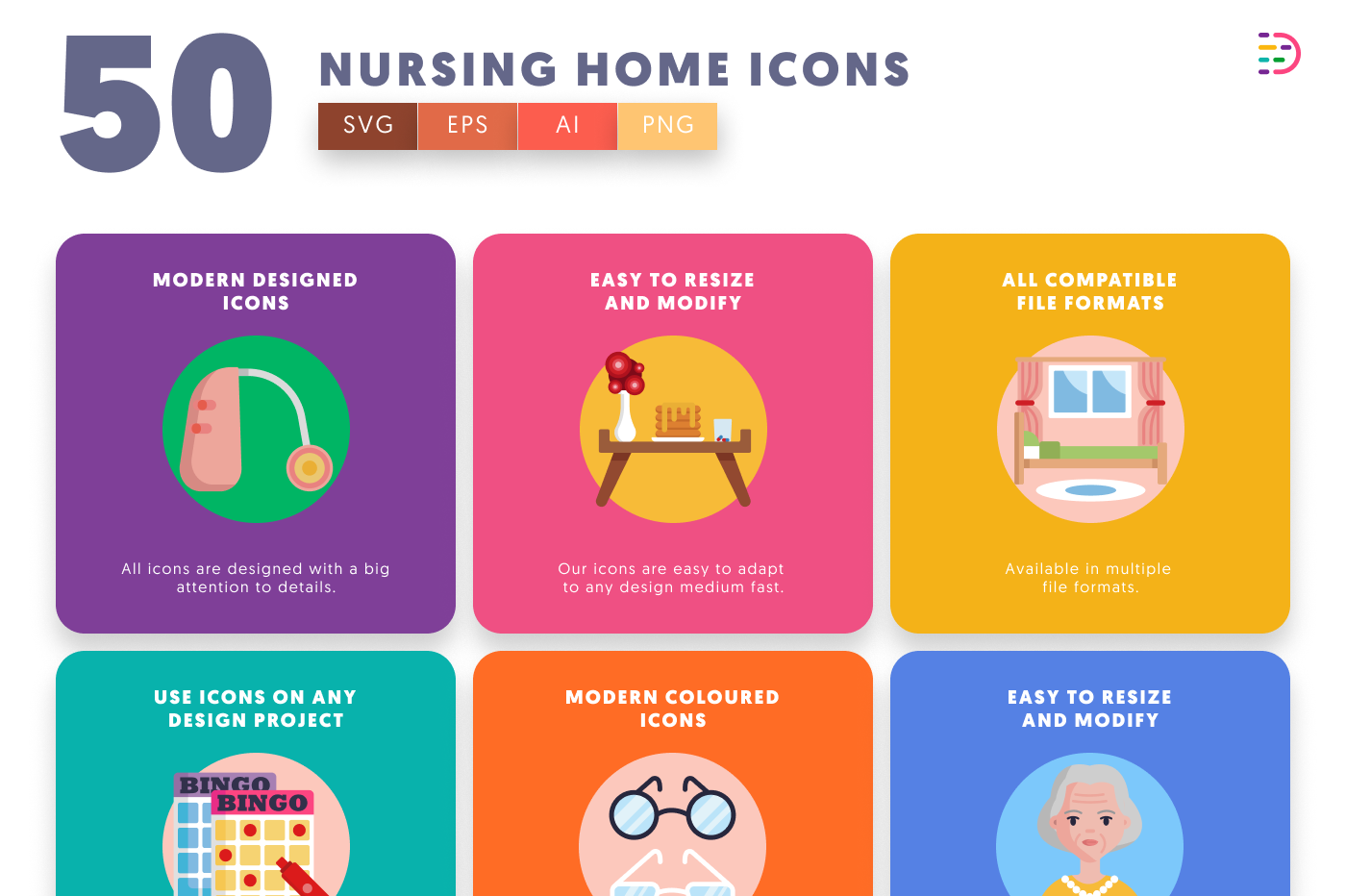 50-Nursing Home-Icons