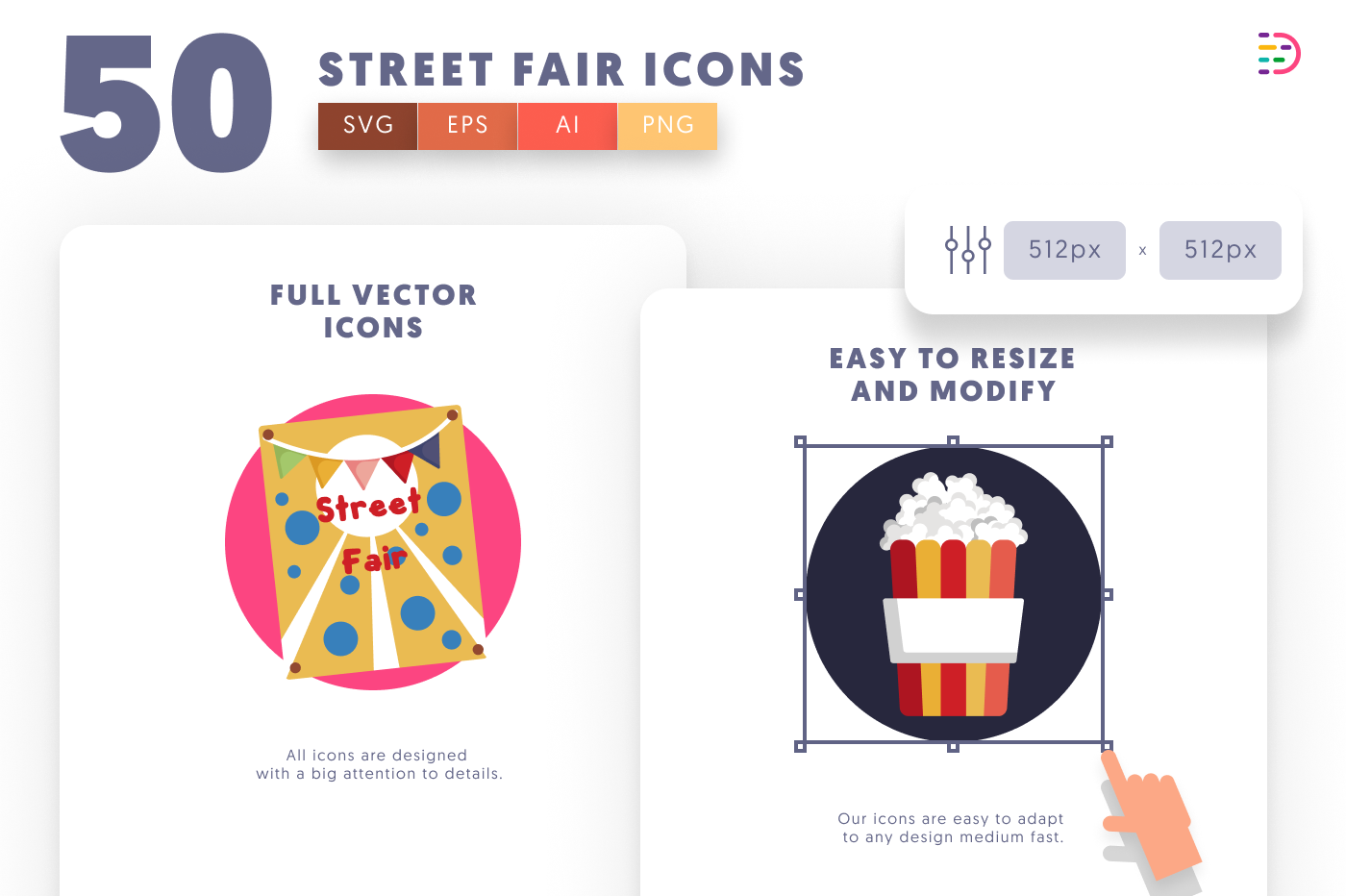 50-Street Fair-Icons