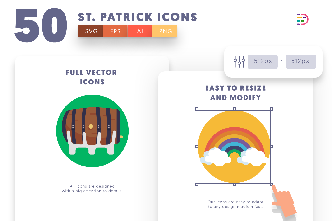 50-St Patrick-Icons