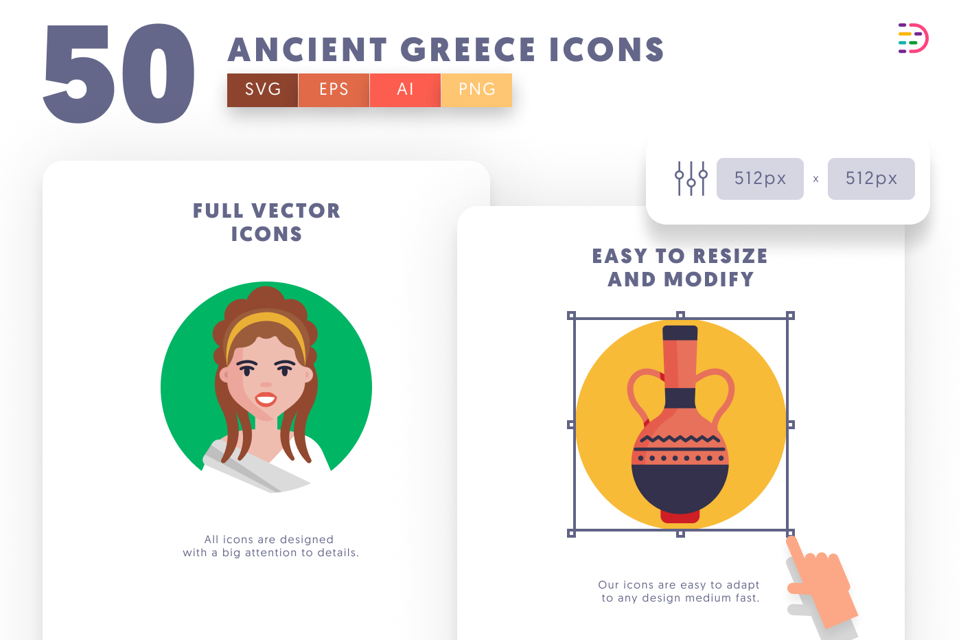 50-Ancient Greece-Icons