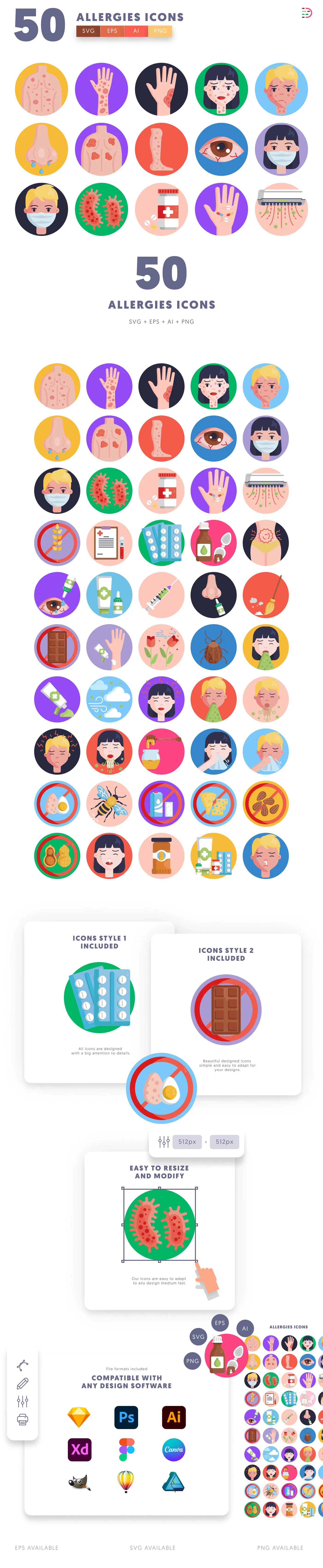50-Allergies-Icons