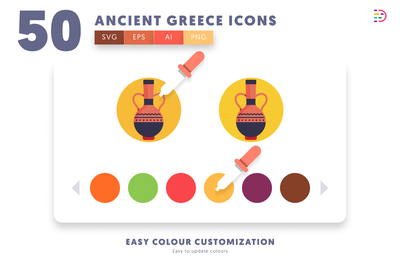 50-Ancient Greece-Icons